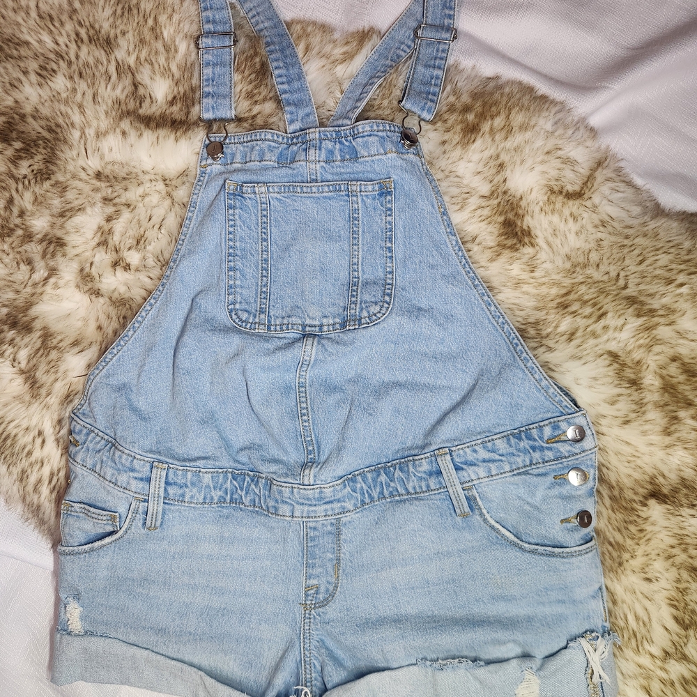 Isabel- Ingred & Isabel Maternity Light Blue Denim Overalls